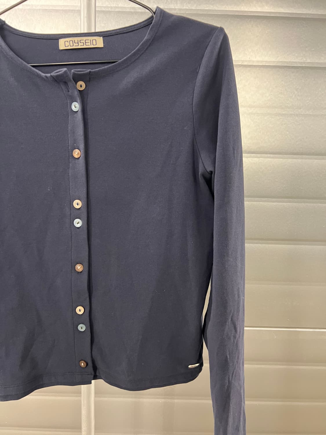 코이세이오 COYSEIO 엣지 네이비 가디건 상품이미지4