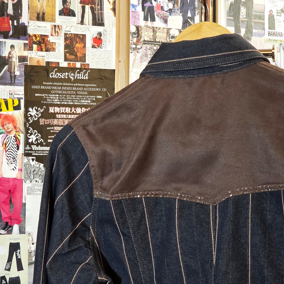 JPN 스트라이프 슬림핏 웨스턴 셔츠 상품이미지6