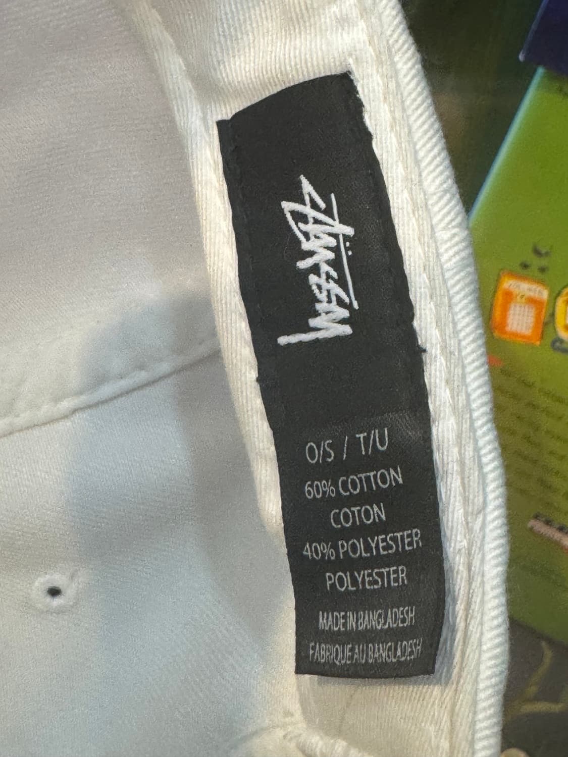 STUSSY INTERNATIONAL 스투시 화이트 볼캡 상품이미지6