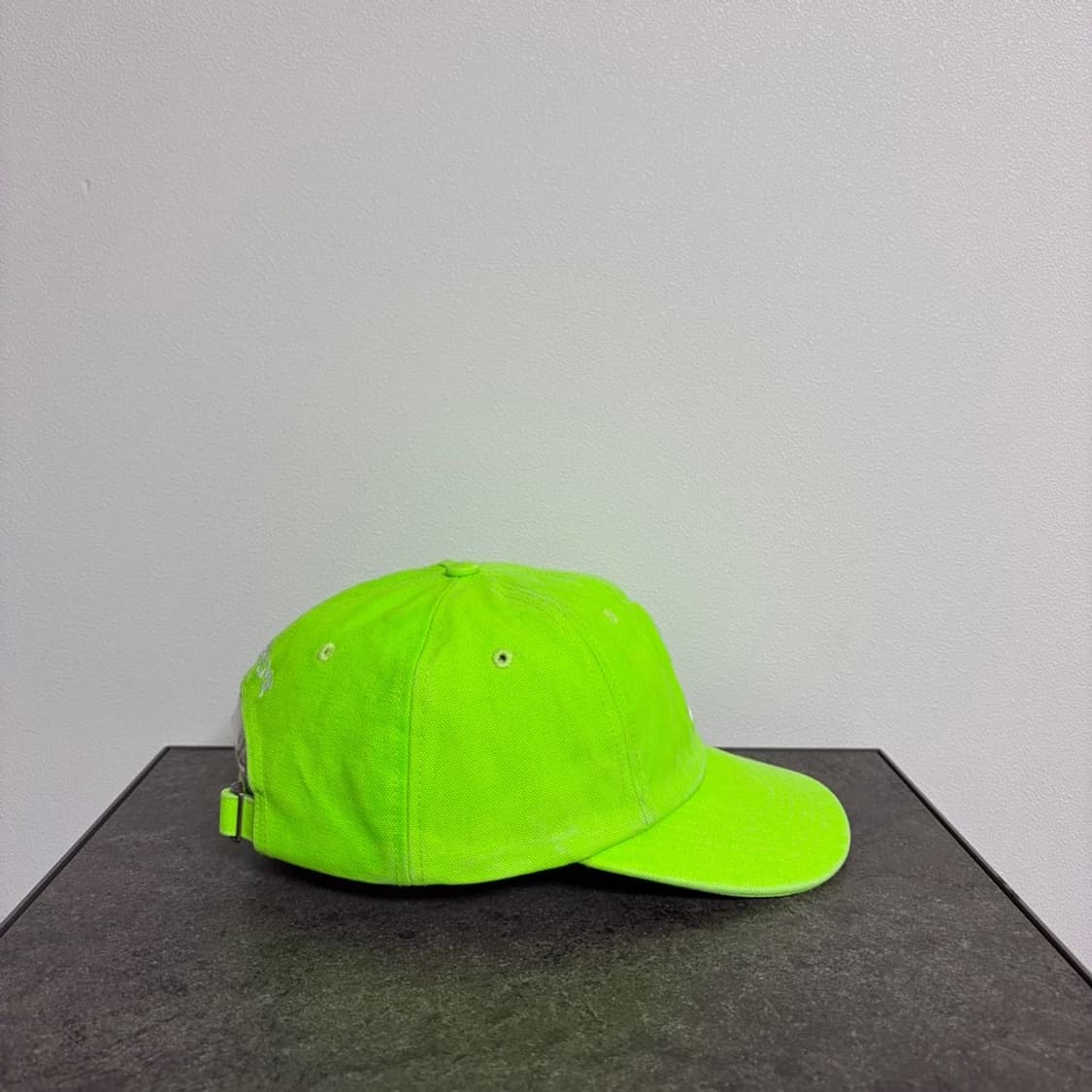 (OS) 슈프림 S로고 볼캡 모자 피그먼트 라임 상품이미지3
