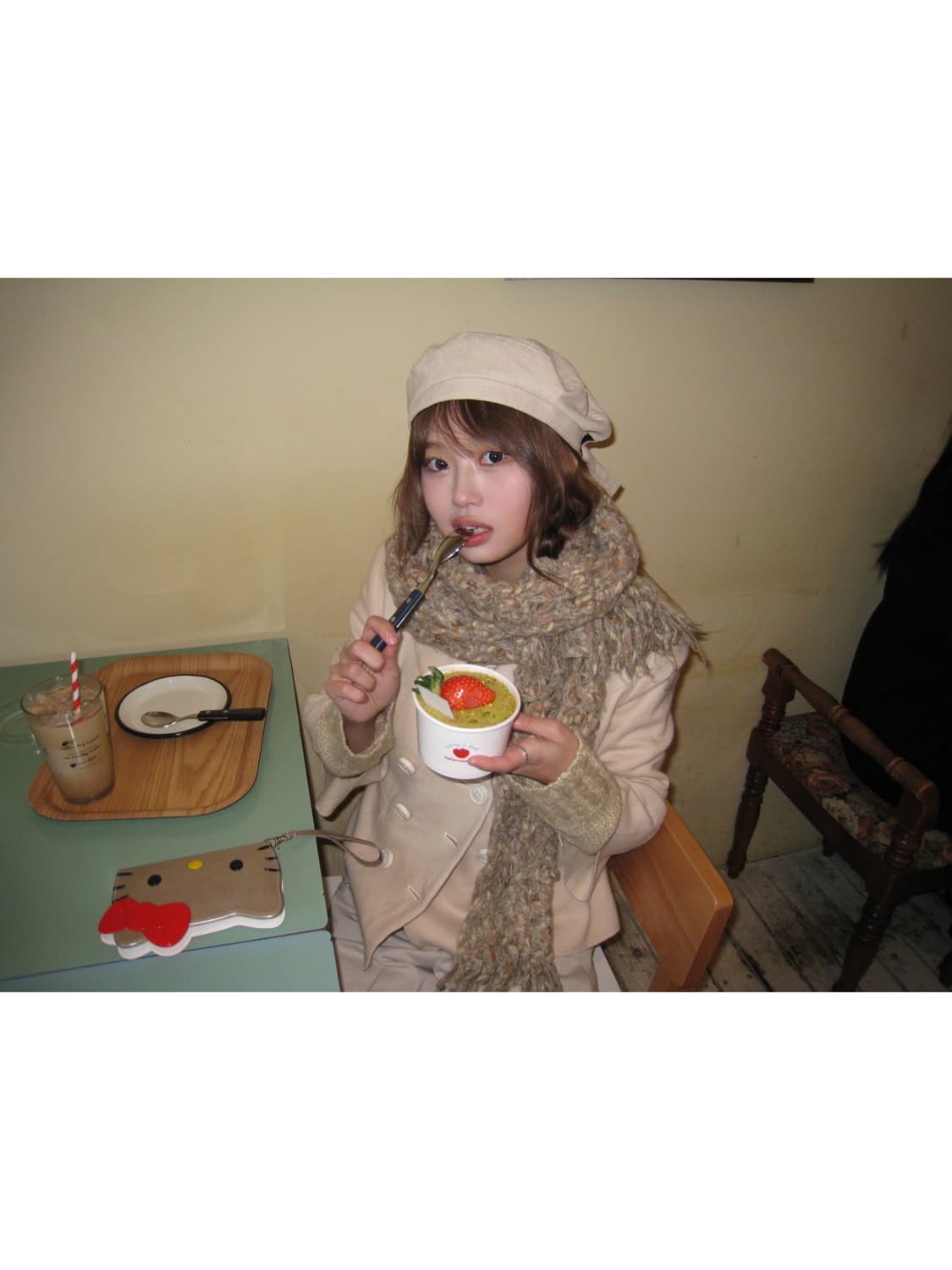 버버리 베이지 펌킨팬츠 모리걸 코디세트 상품이미지2