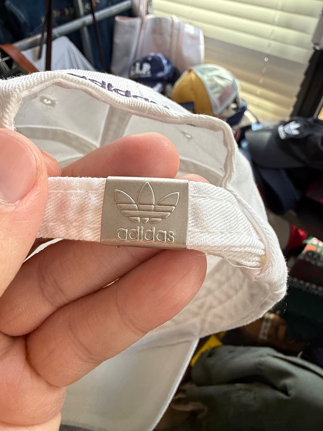 아디다스 90년대 퍼플 로고 볼캡 상품이미지3