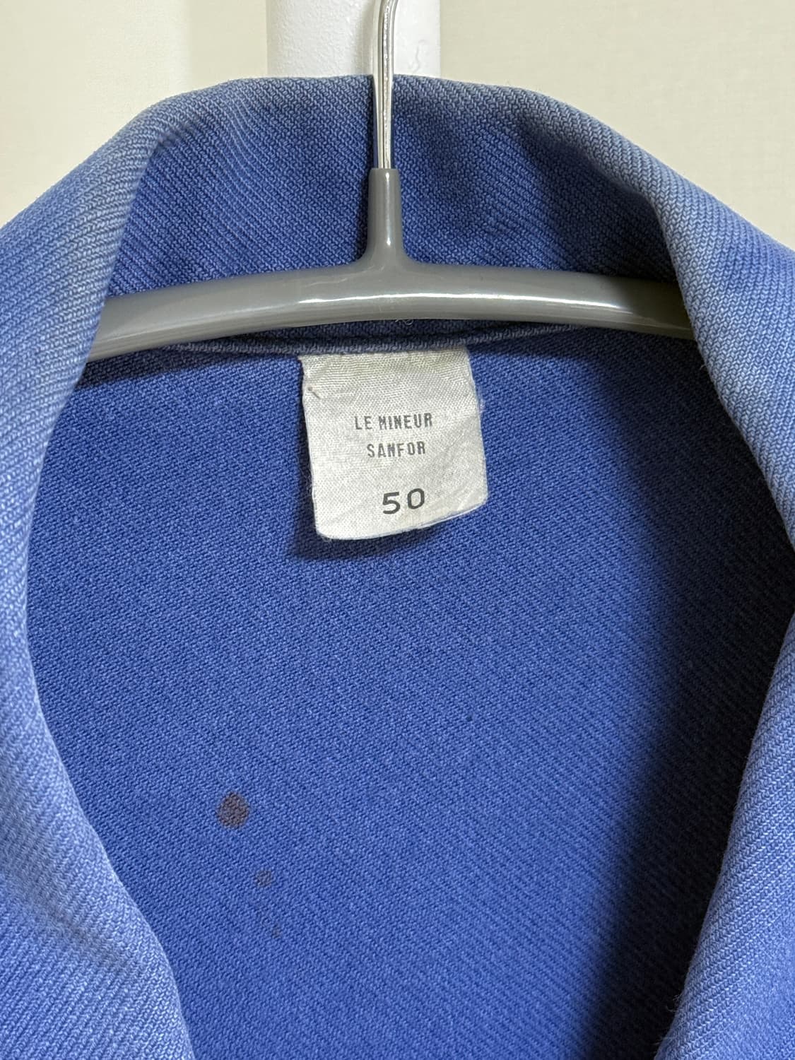 빈티지 페인팅 프렌치자켓 블루 50 상품이미지2