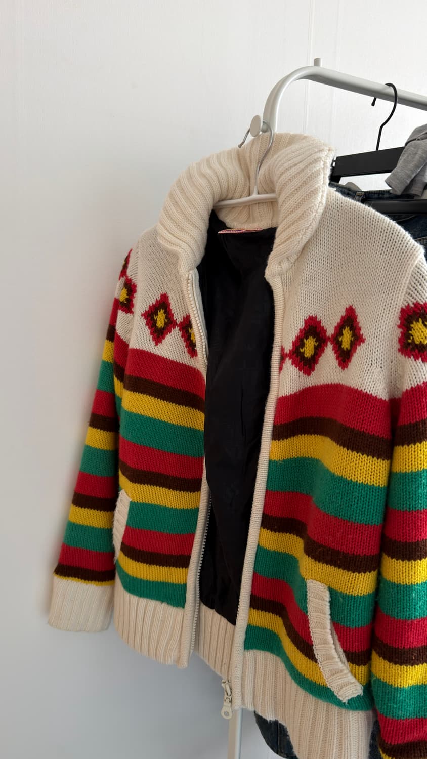 빈티지 니트자켓 (여성 os free) 상품이미지1