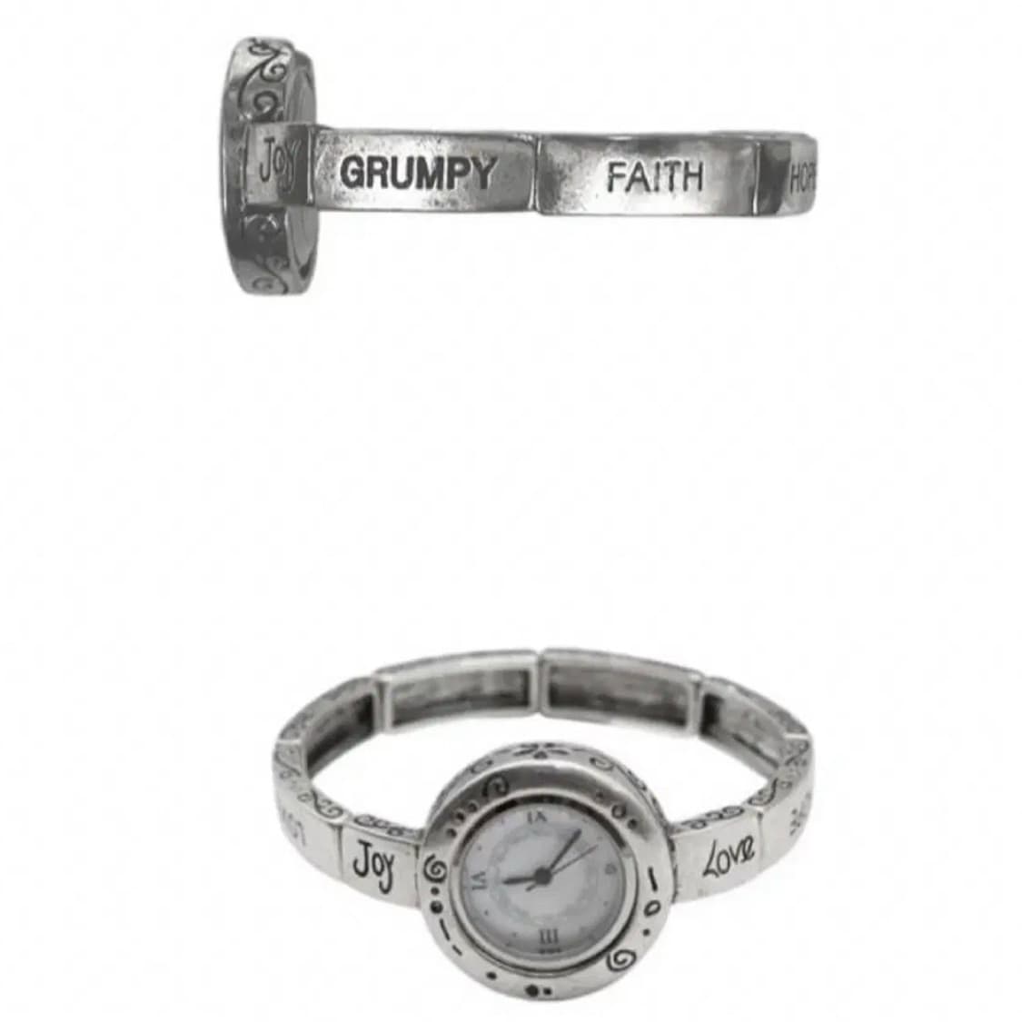 그럼피 스터프 shabby spiral letter watch 상품이미지1