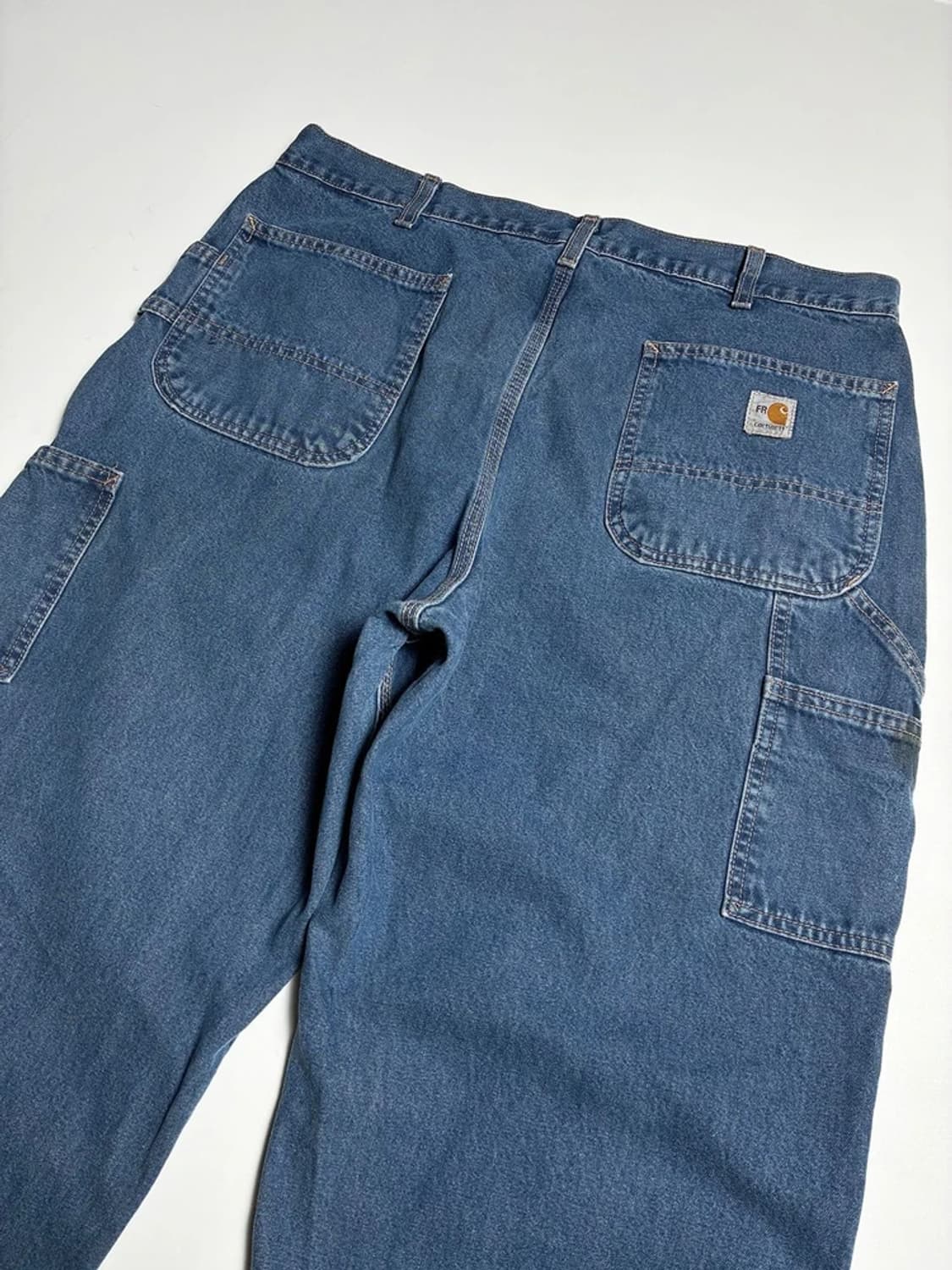 칼하트 백로고 빈티지 워크 데님 팬츠 R1350 상품이미지6
