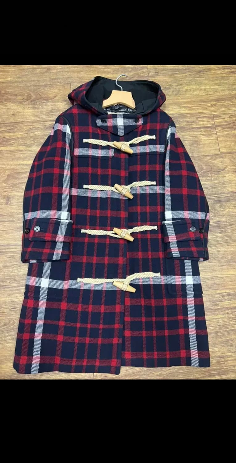 버버리 타탄체크 더플코트 상품이미지1