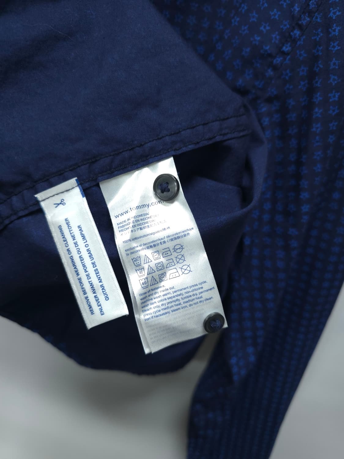 타미힐피거 뉴욕핏 스타 패턴 긴팔 셔츠(95) 상품이미지10