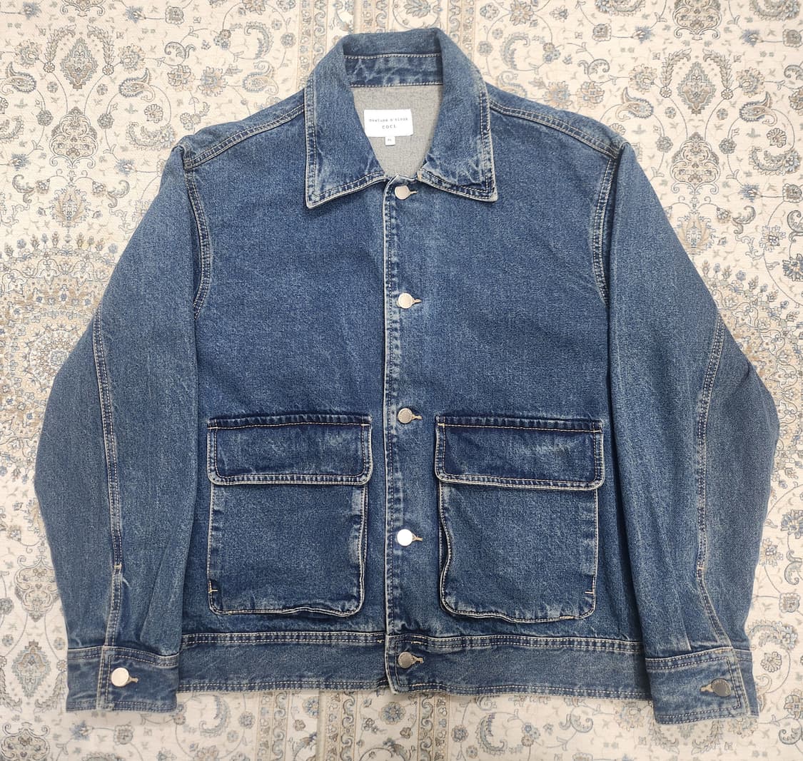 커스텀  어클락 데님 오버핏 트러커 자켓 XL 상품이미지1