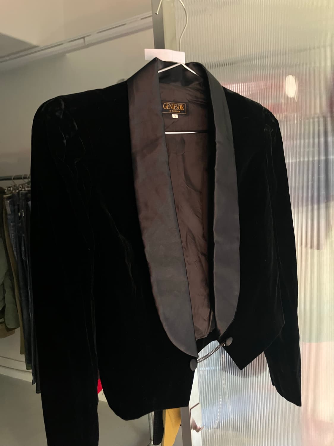 벨벳 크롭 자켓 상품이미지2