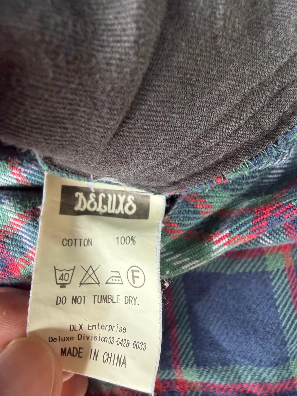 Schott x Deluxe 체크 패턴 셔츠 상품이미지4