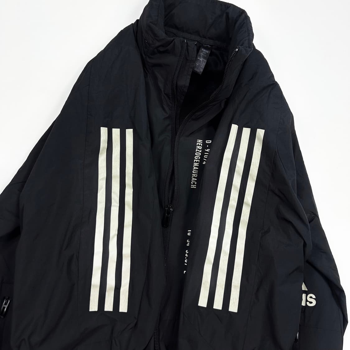 아디다스 오리지널 삼선 블랙 바람막이 자켓 (M) 상품이미지3