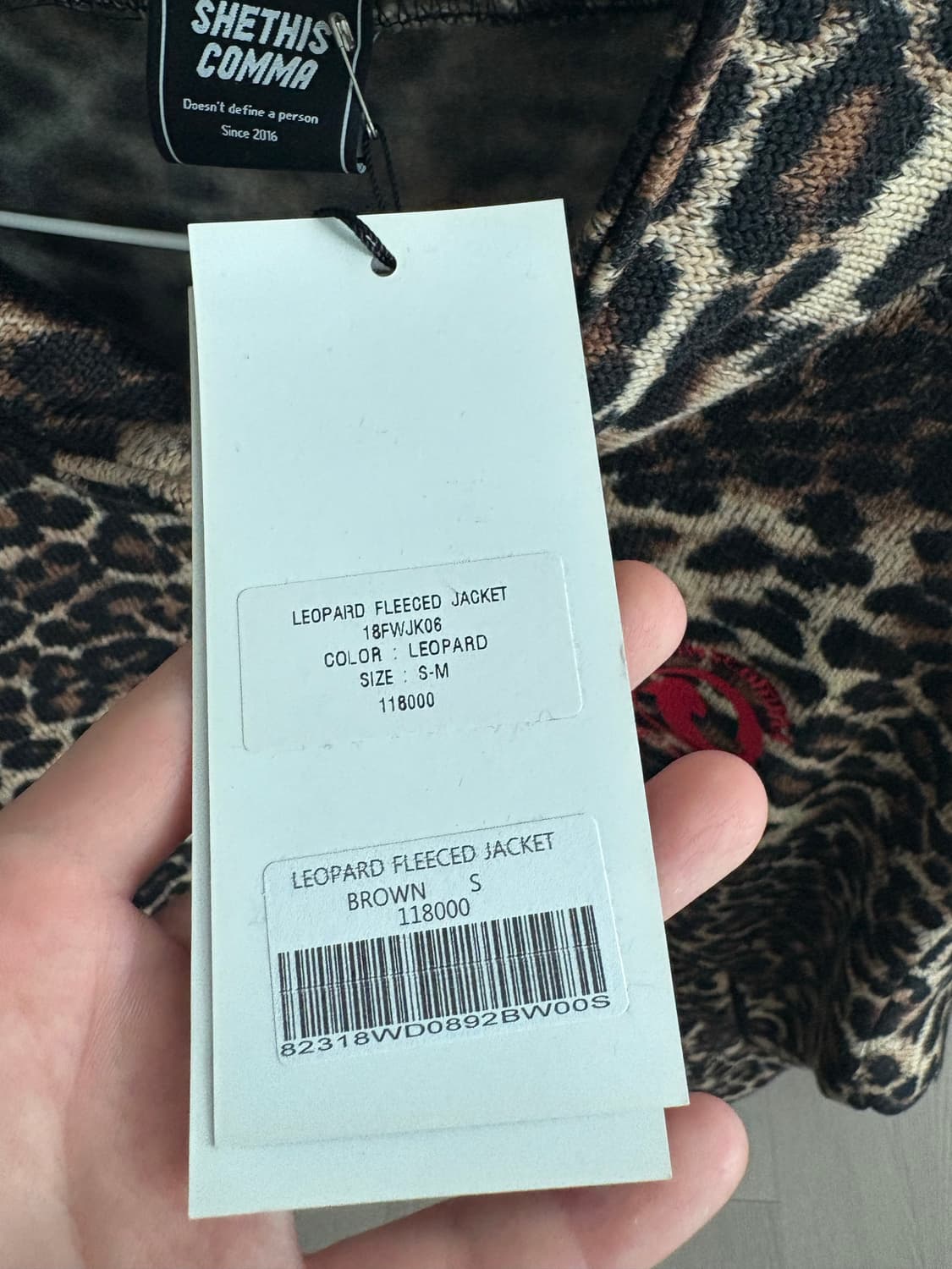 GANGSWAT Leopard Fleece Jacket 상품이미지3