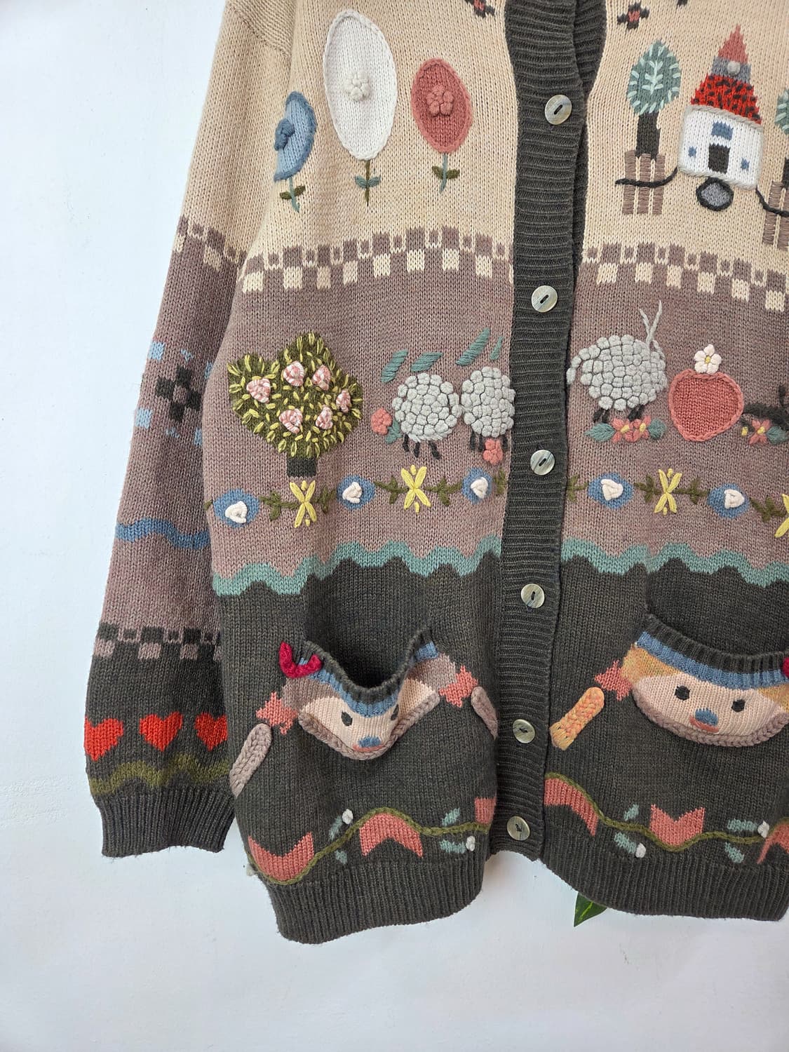 아기자기 포인트 가득 가디건 상품이미지3