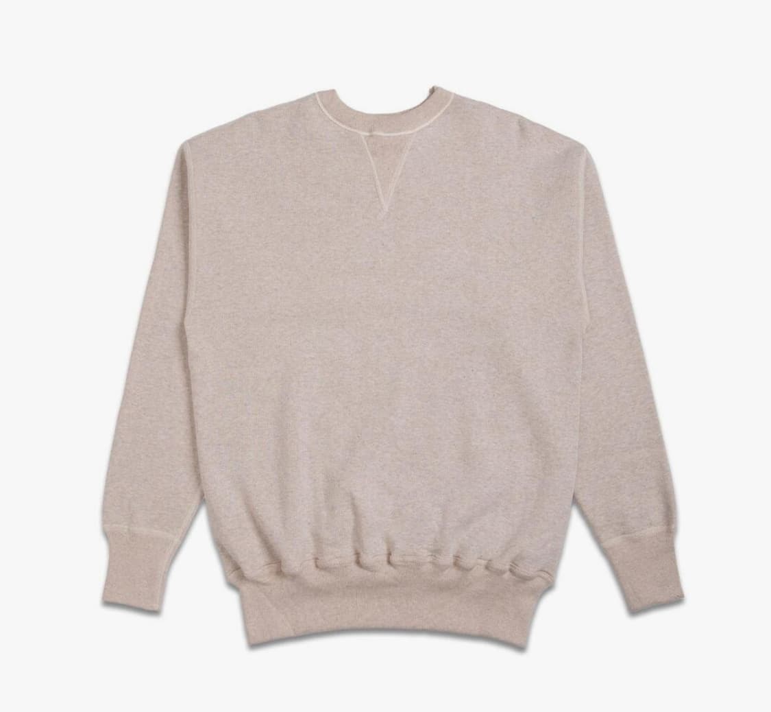 웨어하우스 스웻셔츠 LOT 401 PLAIN OATMEAL 44 상품이미지1