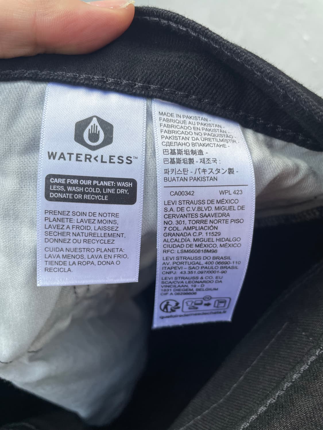 리바이스559 블랙진 상품이미지8