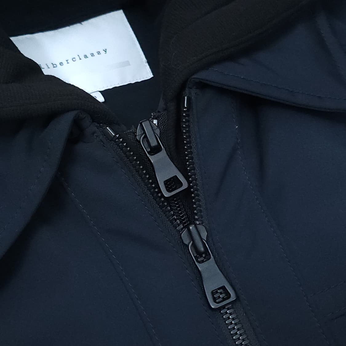 (100)리버클래시 남자 세미오버핏 후드 블루종 봄버 자켓 상품이미지7