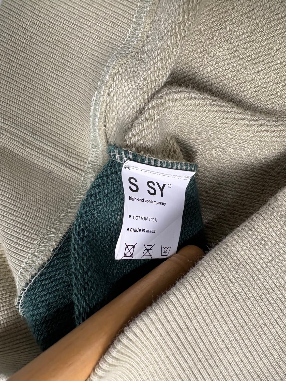 에스에스와이 후드티 그린 M  상품이미지6