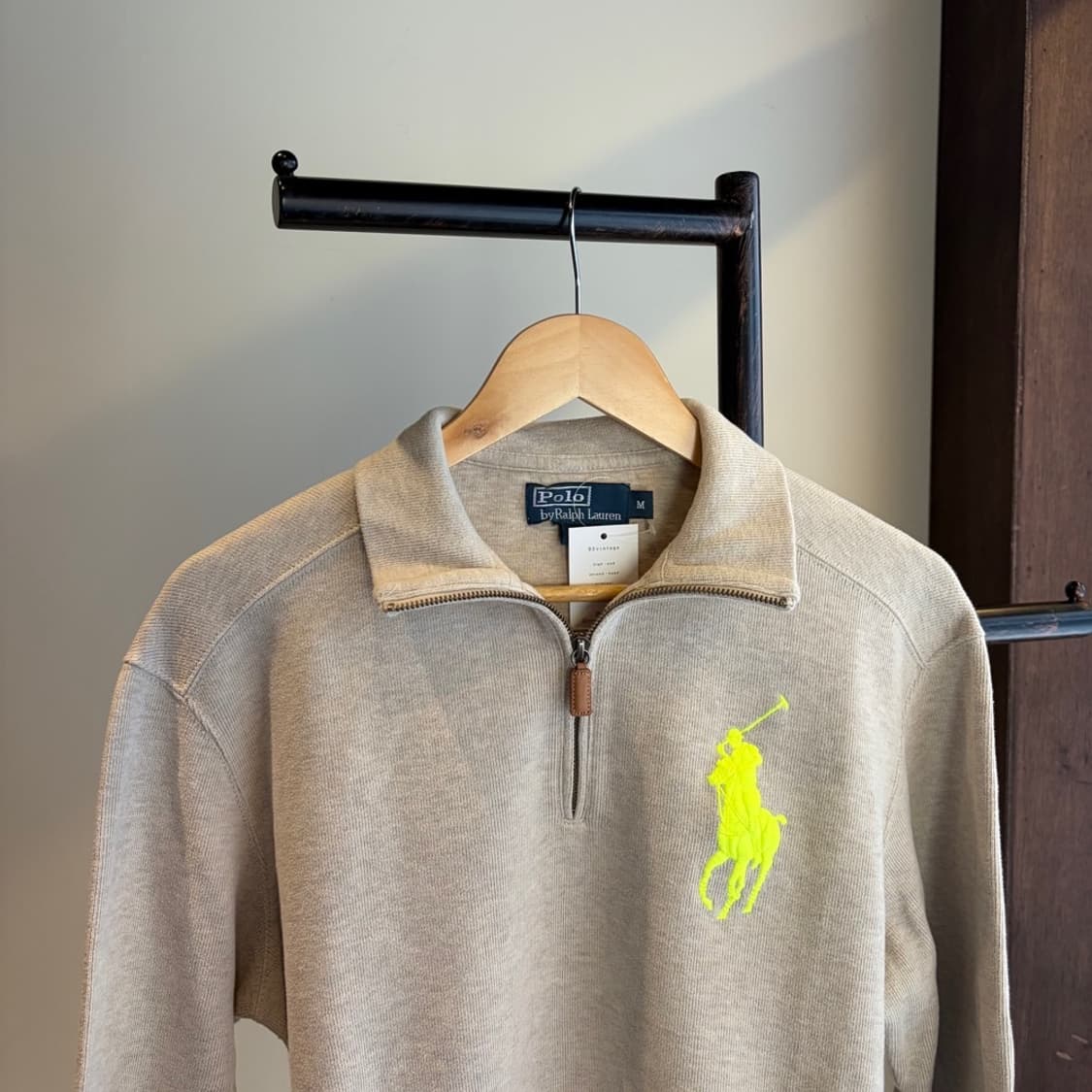 15520 - 폴로 랄프로렌 빅로고 반집업 니트 상품이미지1