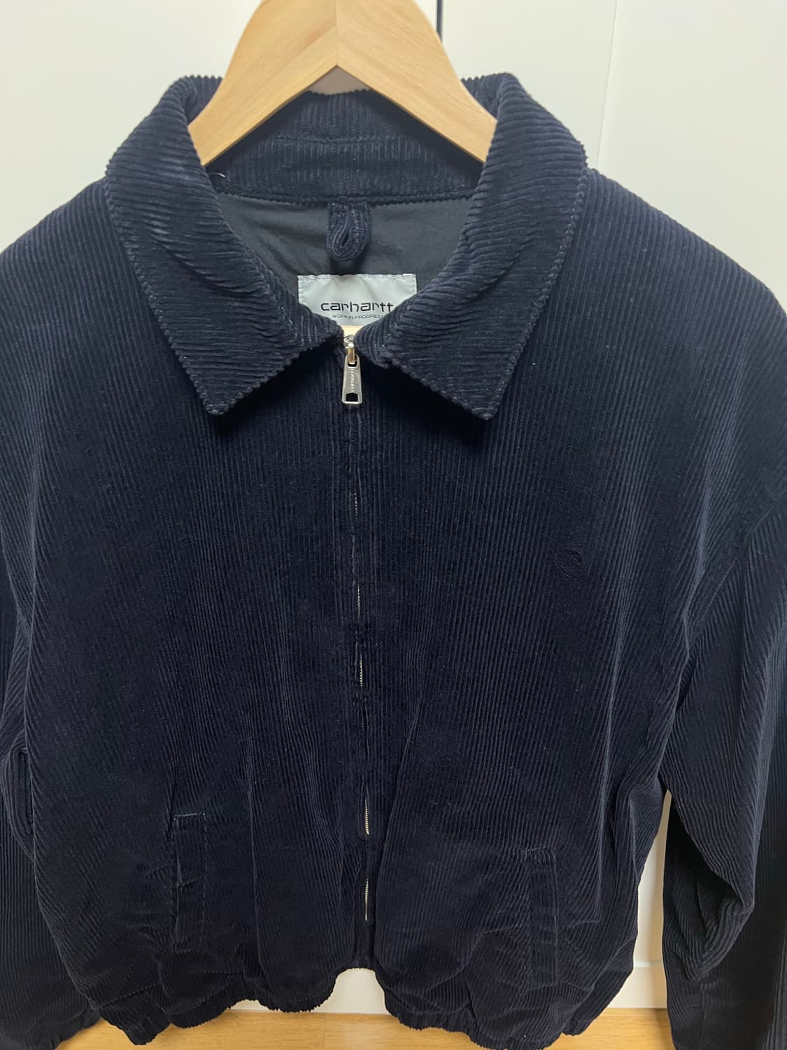 칼하트 WIP 코듀로이 메디슨 자켓 다크네이비 L사이즈 상품이미지1