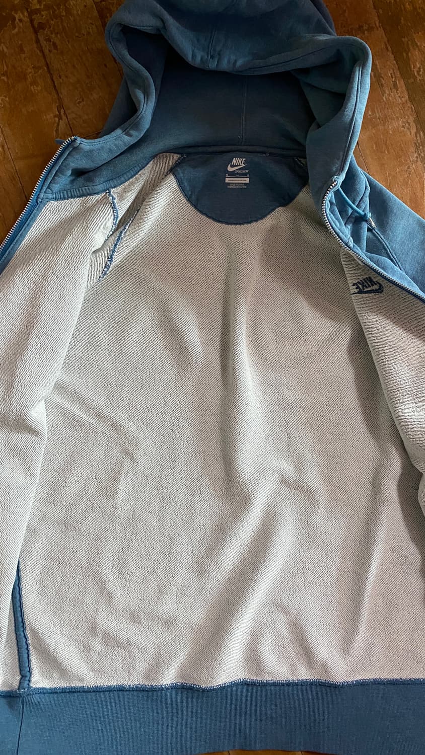 나이키 스카이블루 후드집업 M (100) 상품이미지4