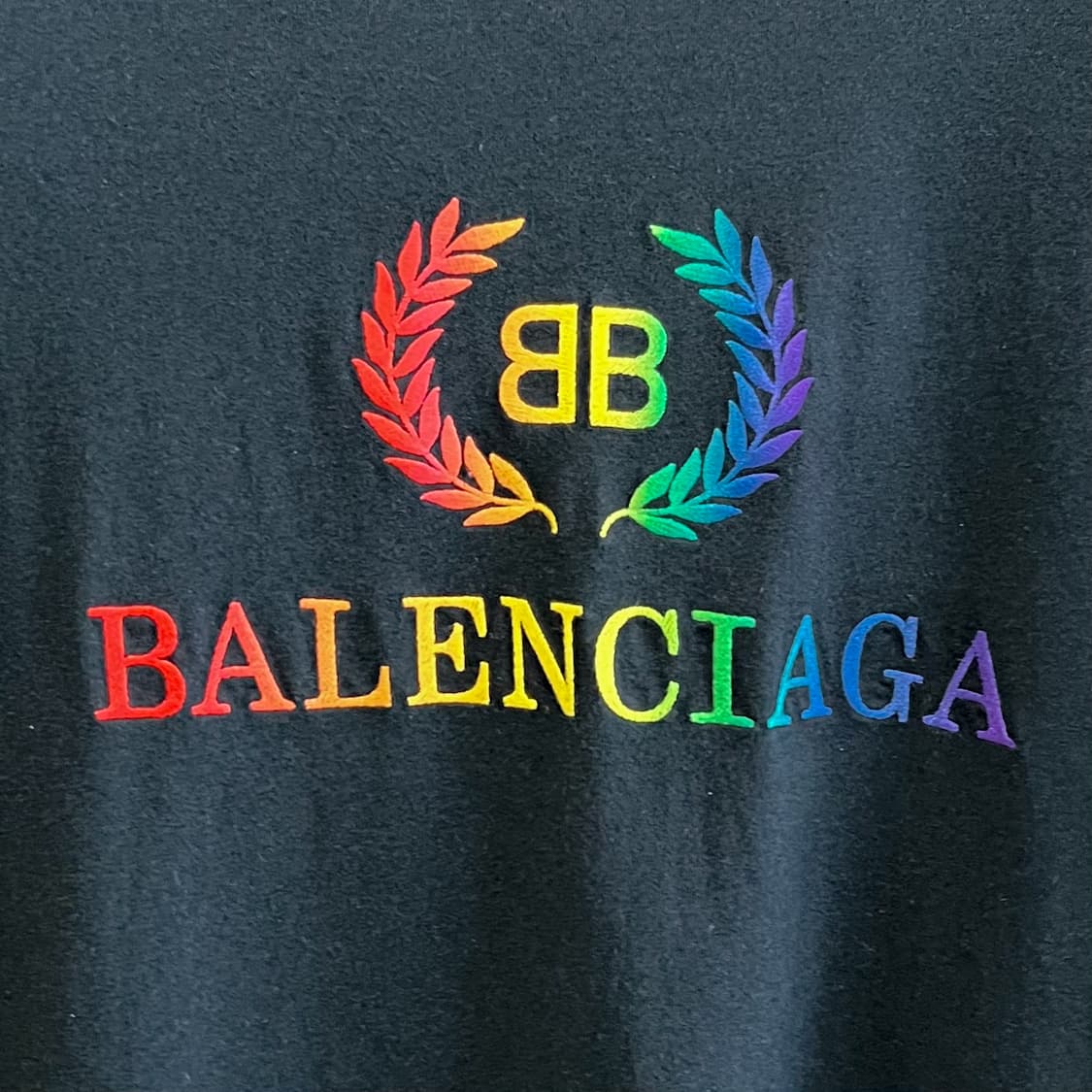 [S/매장판] 발렌시아가 월계수 레인보우 반팔 상품이미지4