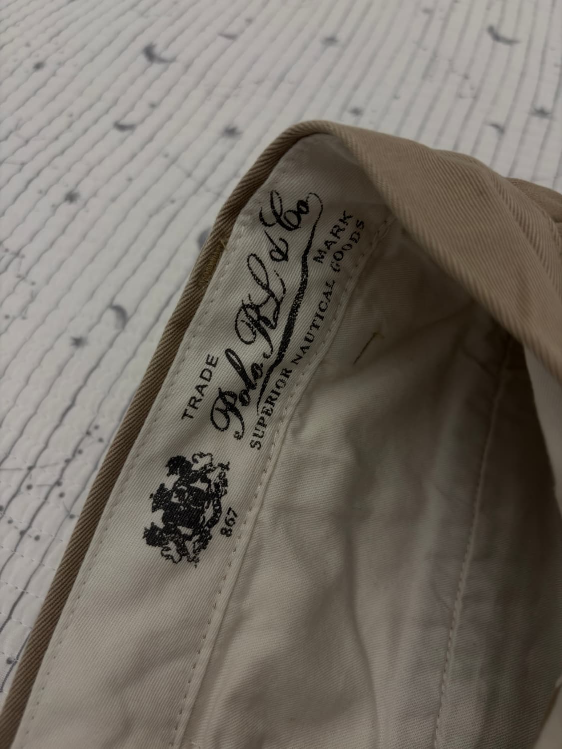 폴로 랄프로렌 플리츠 치노팬츠 베이지 상품이미지6