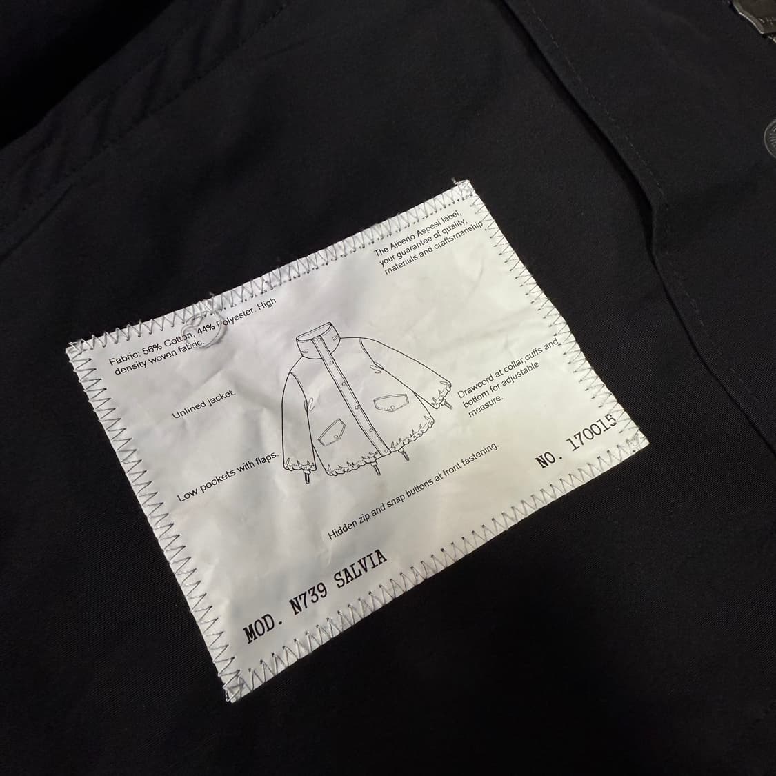 ASPESI 아스페시 바람막이 야상 상품이미지9