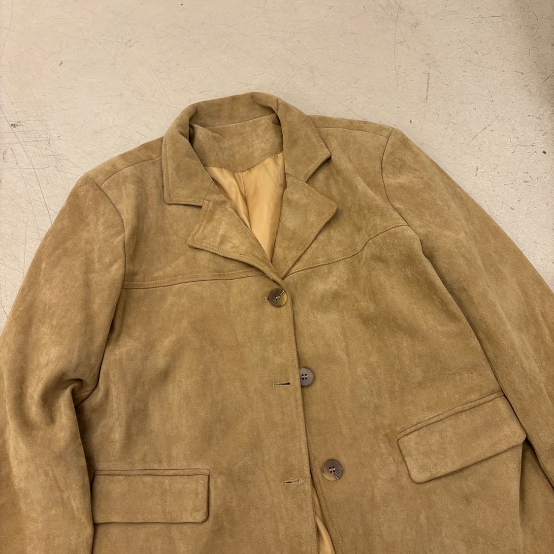 빈티지 스웨이드 브라운 자켓 상품이미지2