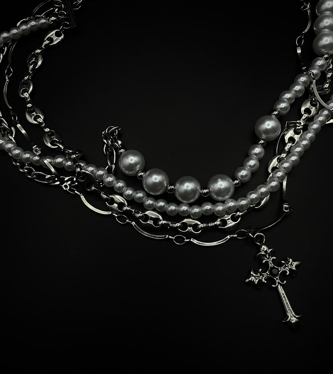 pcr053 twisted pearl necklace 상품이미지8