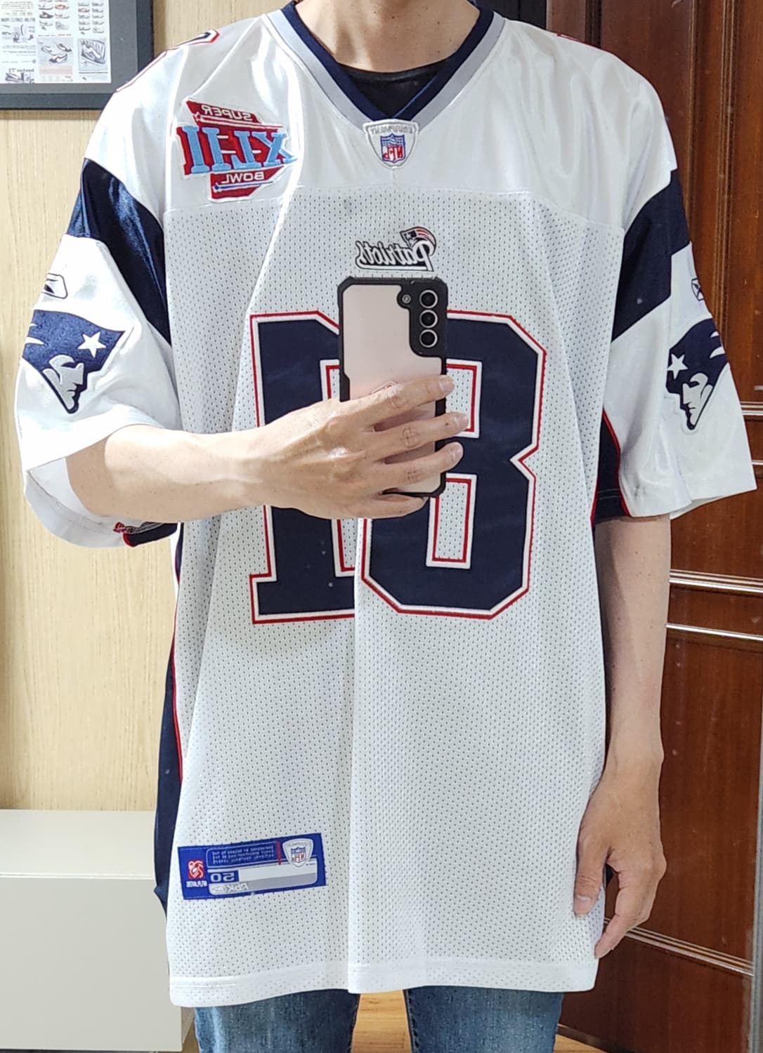 (착샷) 리복 NFL 풋볼 져지 뉴잉글랜드 페트리어츠 슈퍼볼 상품이미지10