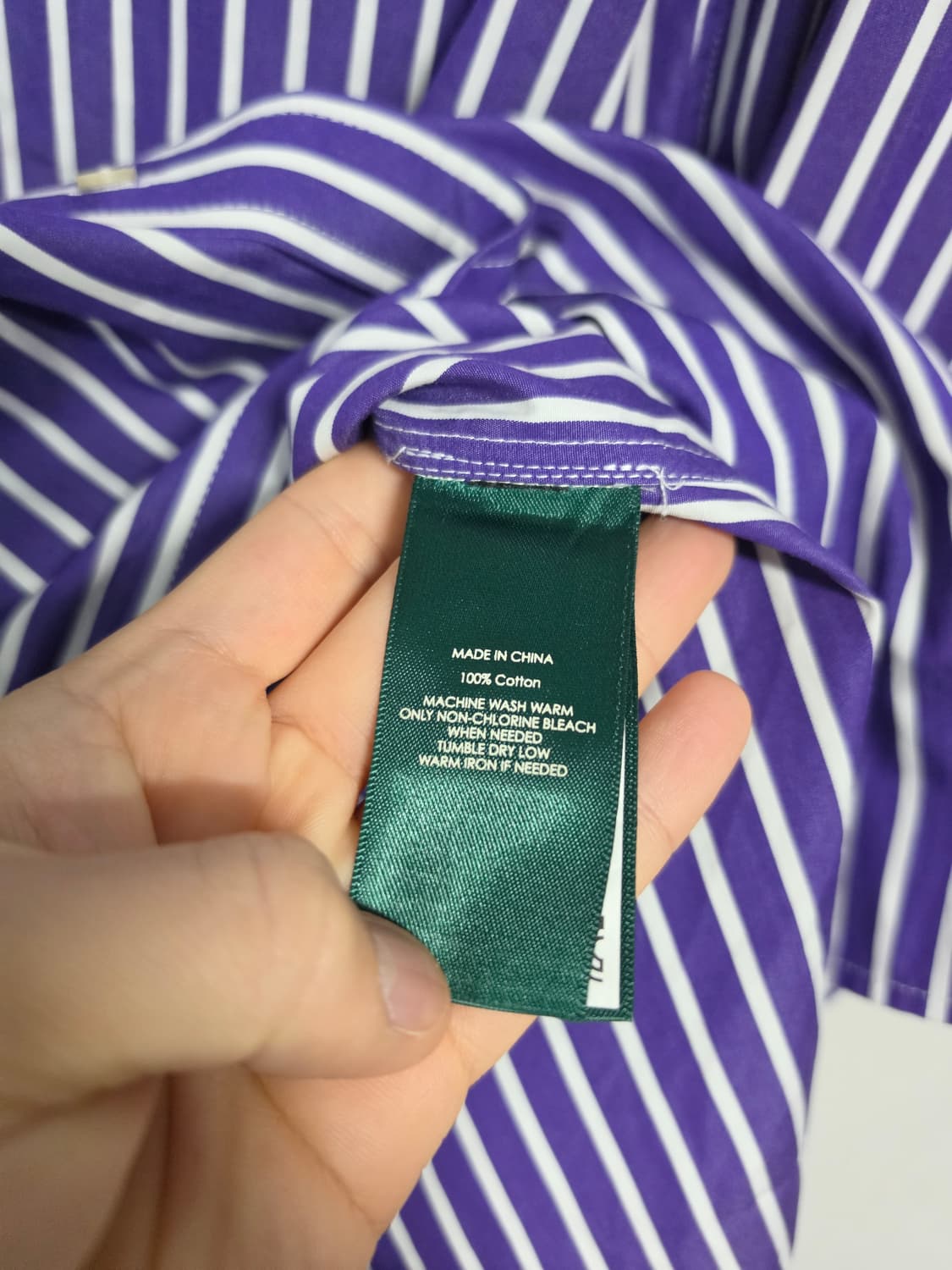 로렌 랄프로렌 여성 스트라이프 셔츠 S 상품이미지4