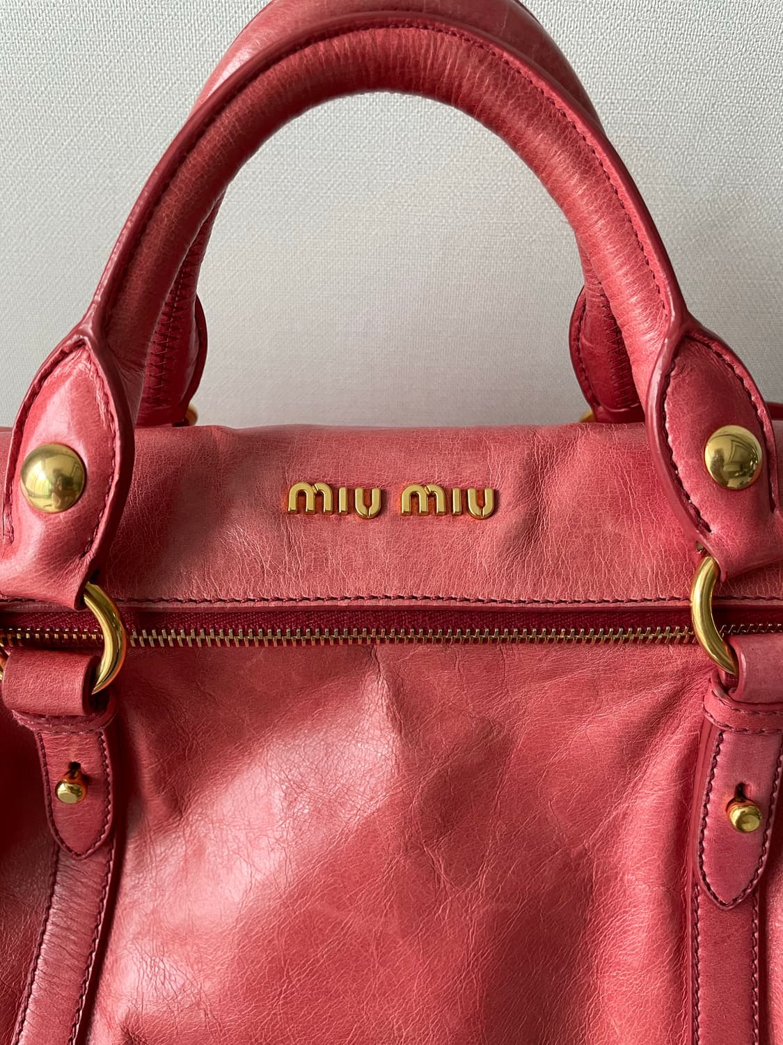 미우미우 비텔로 리본 핸드백 가방 상품이미지5