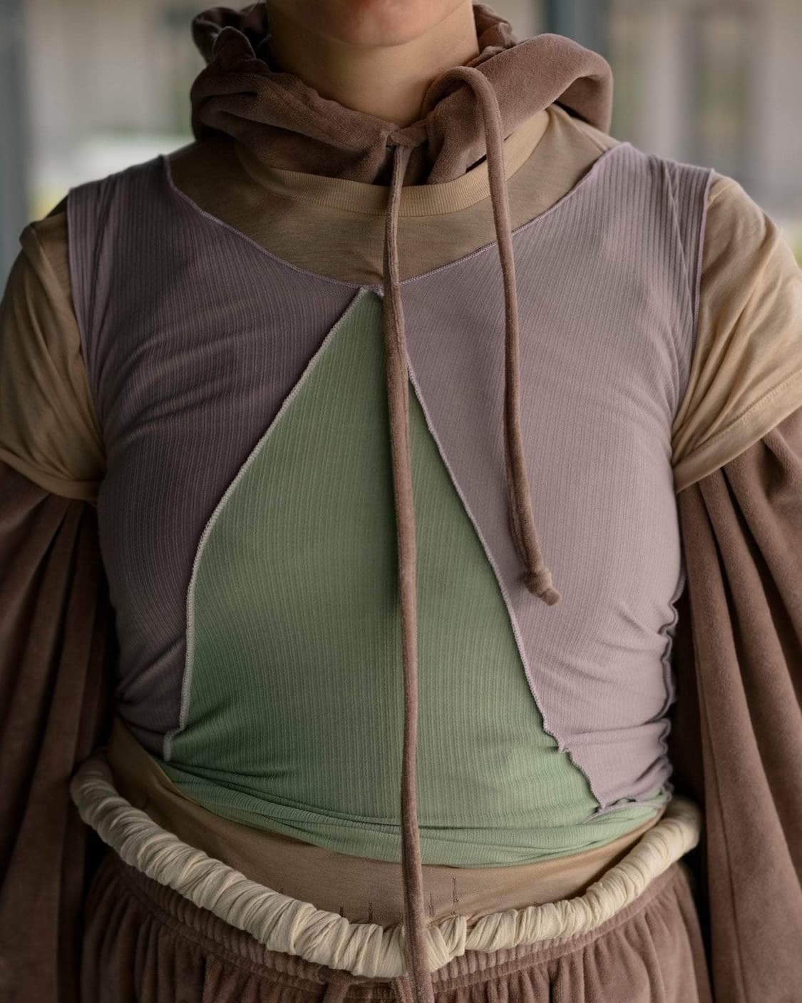 [S,M,L]베이스레인지 Phy 슬리브리스 탑/벌비 퍼플 상품이미지6