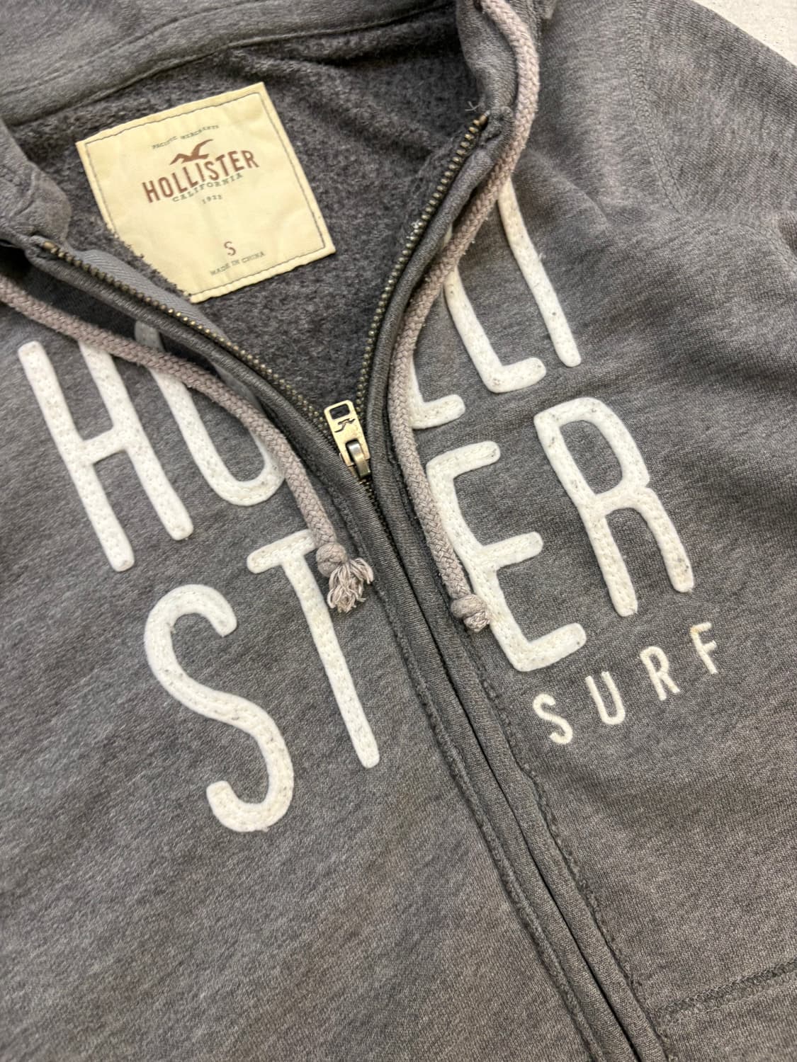 홀리스터 그레이 후드집업  상품이미지5