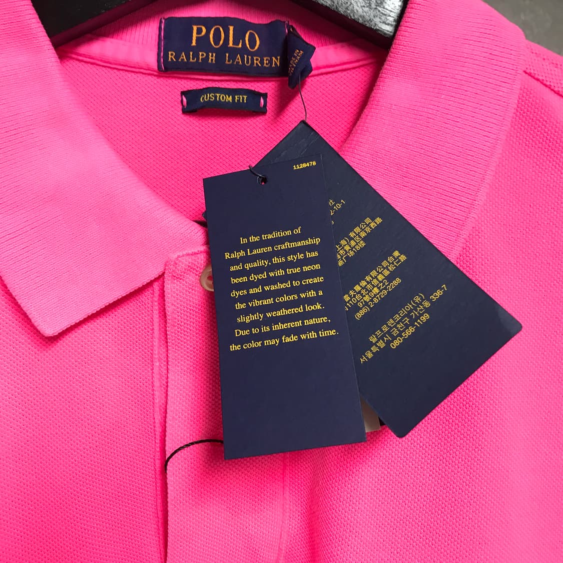 폴로 랄프로렌 PK 반팔 카라티 핑크 L 상품이미지5