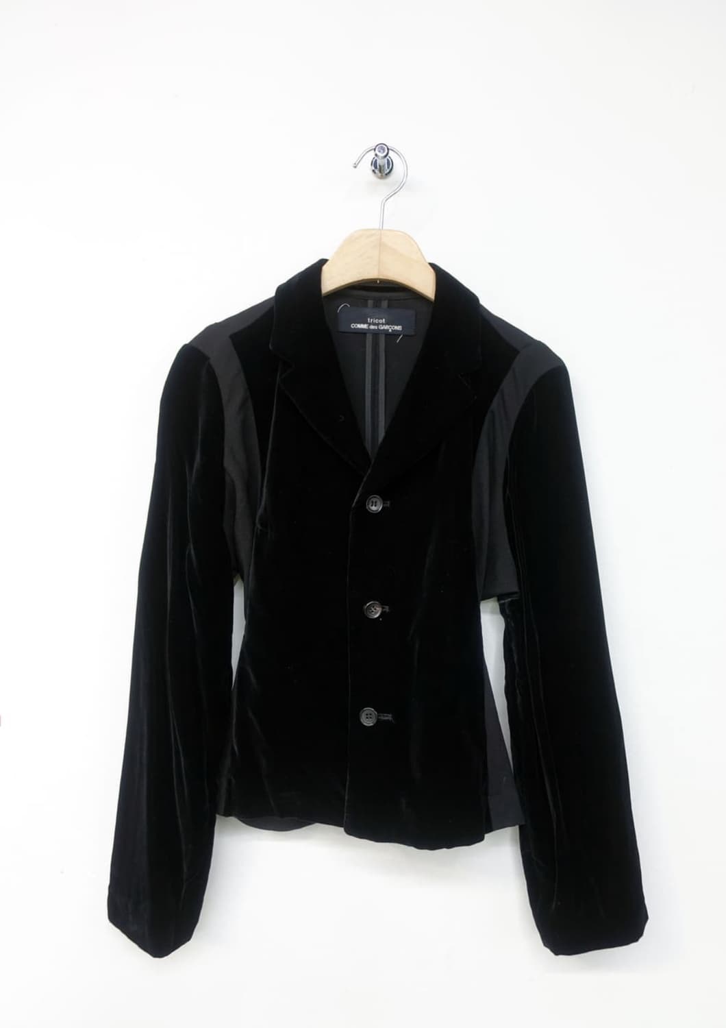 꼼데가르송 트리콧 1995 벨벳 자켓 상품이미지3