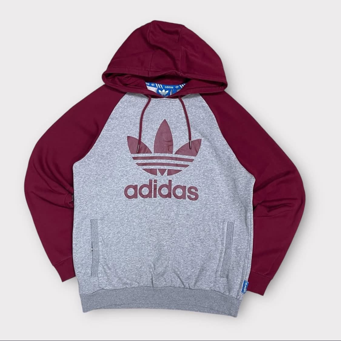 아디다스 버건디 후드티 상품이미지2