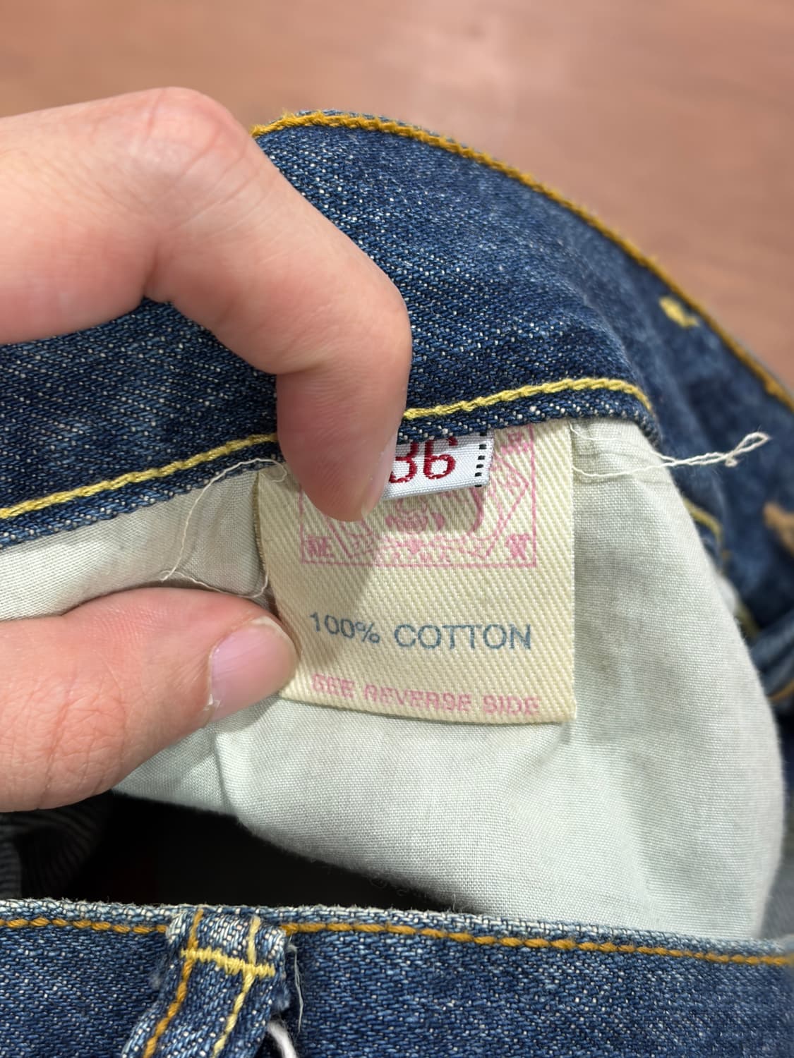 Evisu 에비수 재팬 자수 엔지니어드 데님팬츠 36 상품이미지7