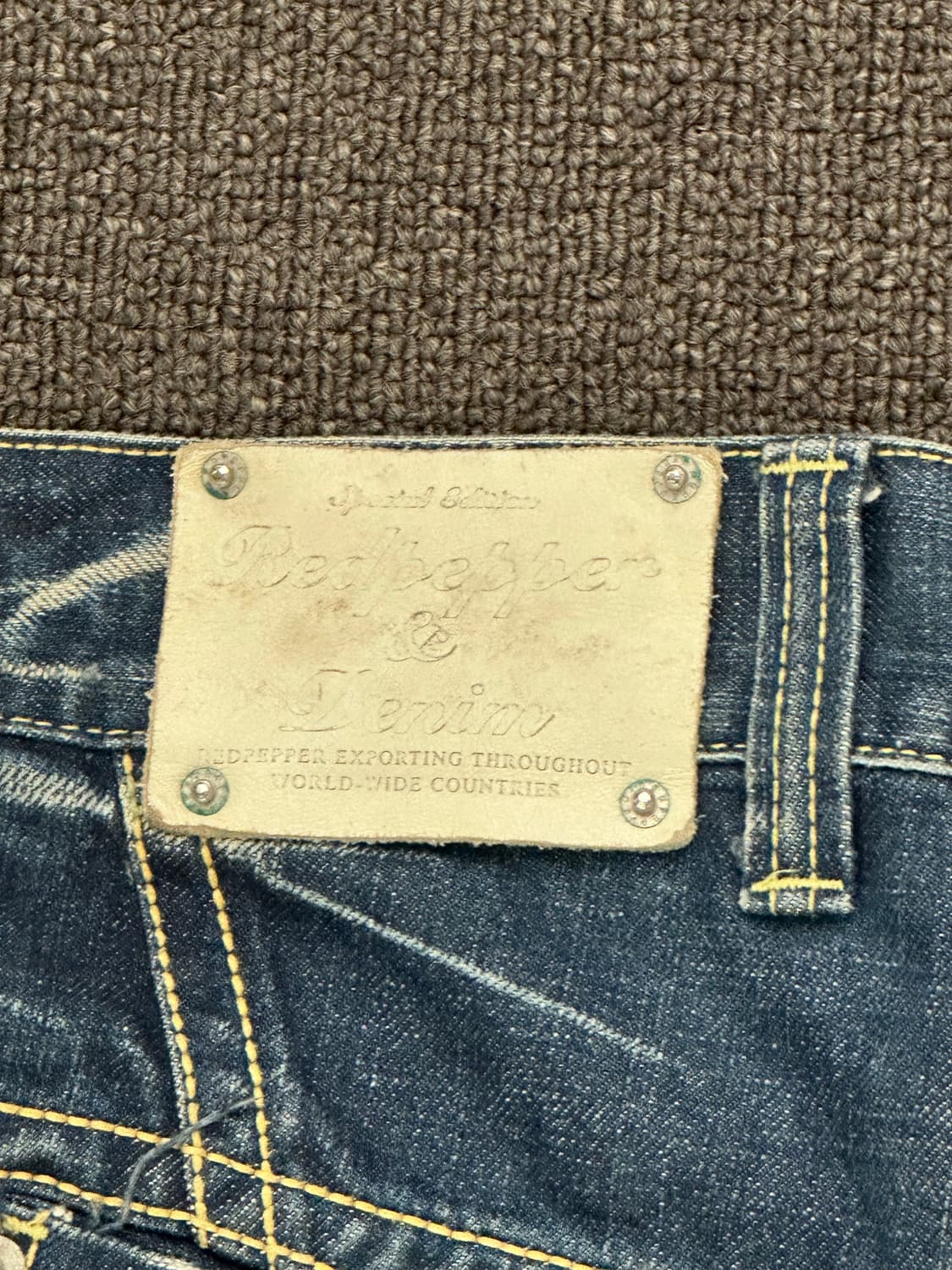 30)레드페퍼 빈티지 y2k 자수 디테일 데님팬츠 상품이미지7