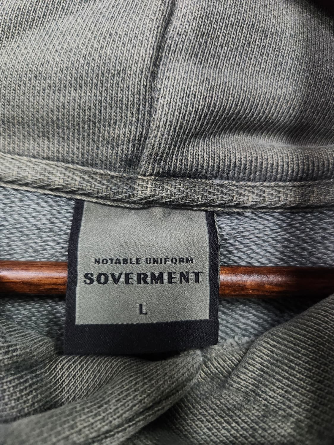 Soverment 카키 후드 상품이미지5