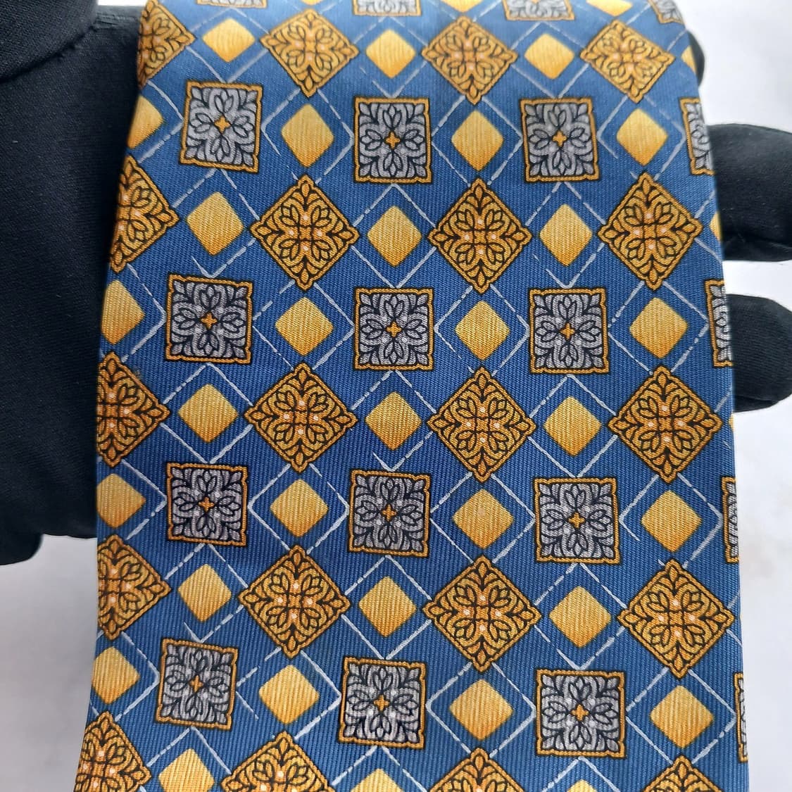 컬렉션 XXI 실크 타일 패턴 넥타이 9.7cm A+등급 A18026
 상품이미지4