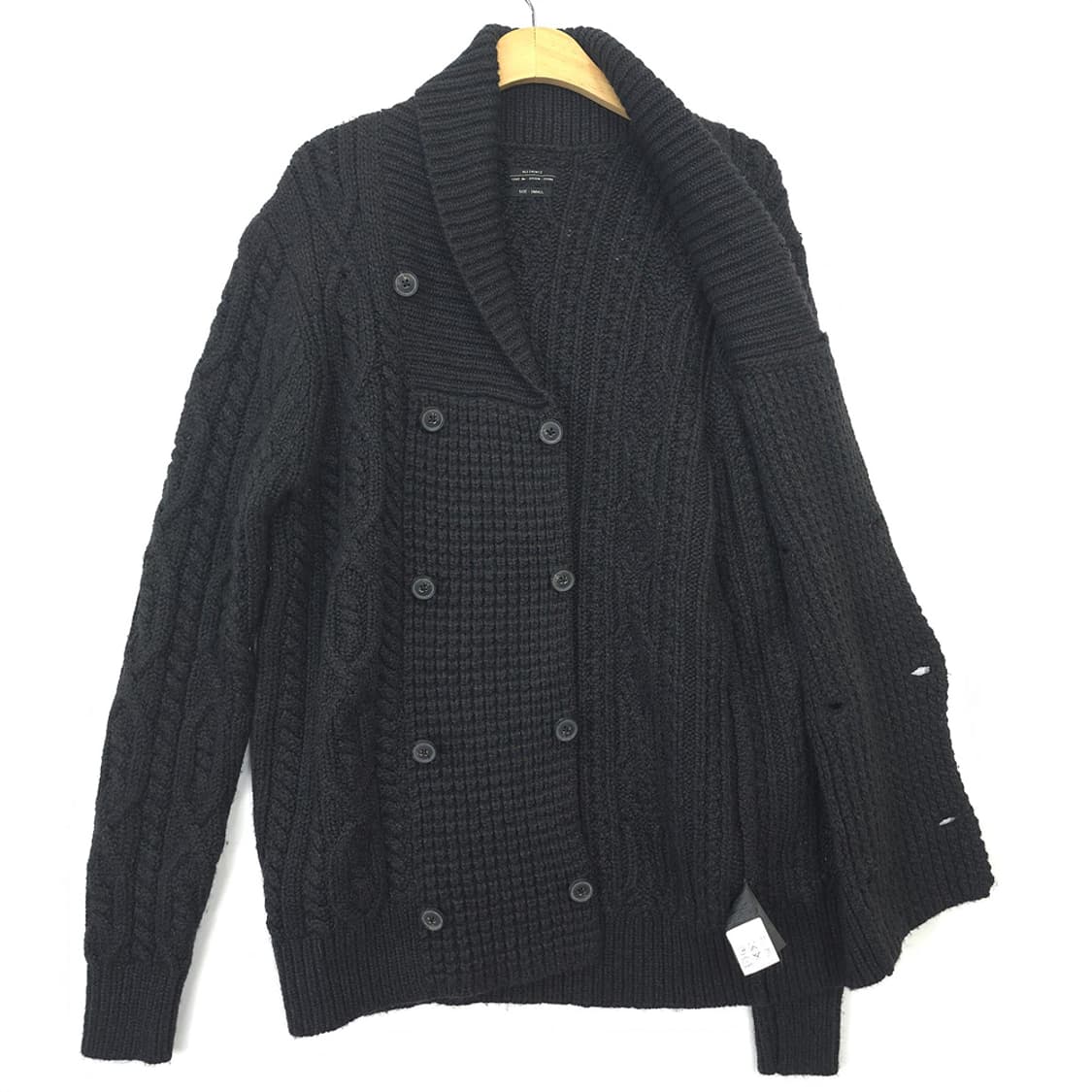 남성 올세인츠 AllSaints 케이블 니트 가디건 상품이미지5