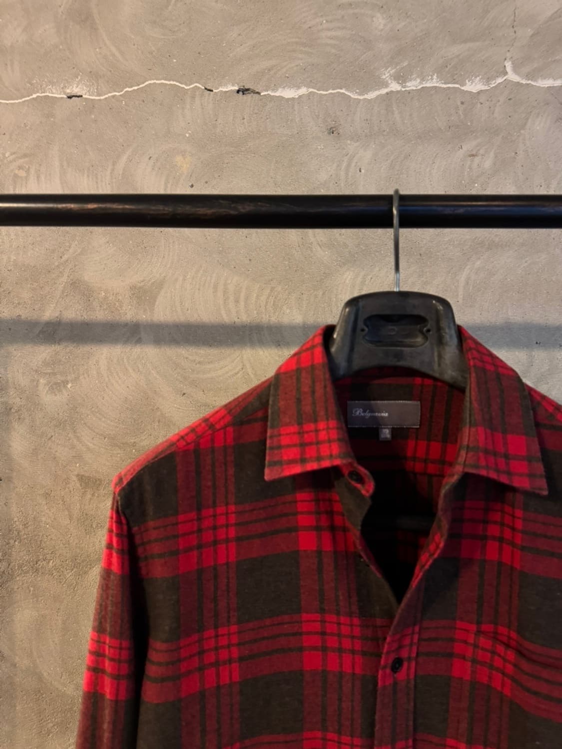 벨그라비아 플란넬 셔츠 슬림100 상품이미지2