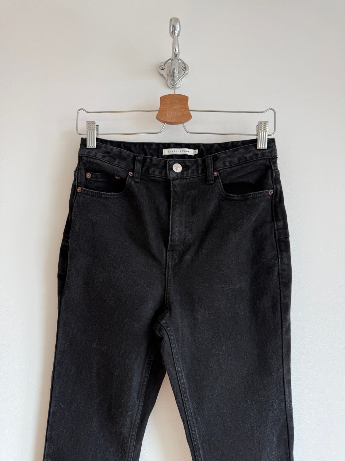 인스턴트펑크(INSTANTFUNK) 블랙 데님 상품이미지2
