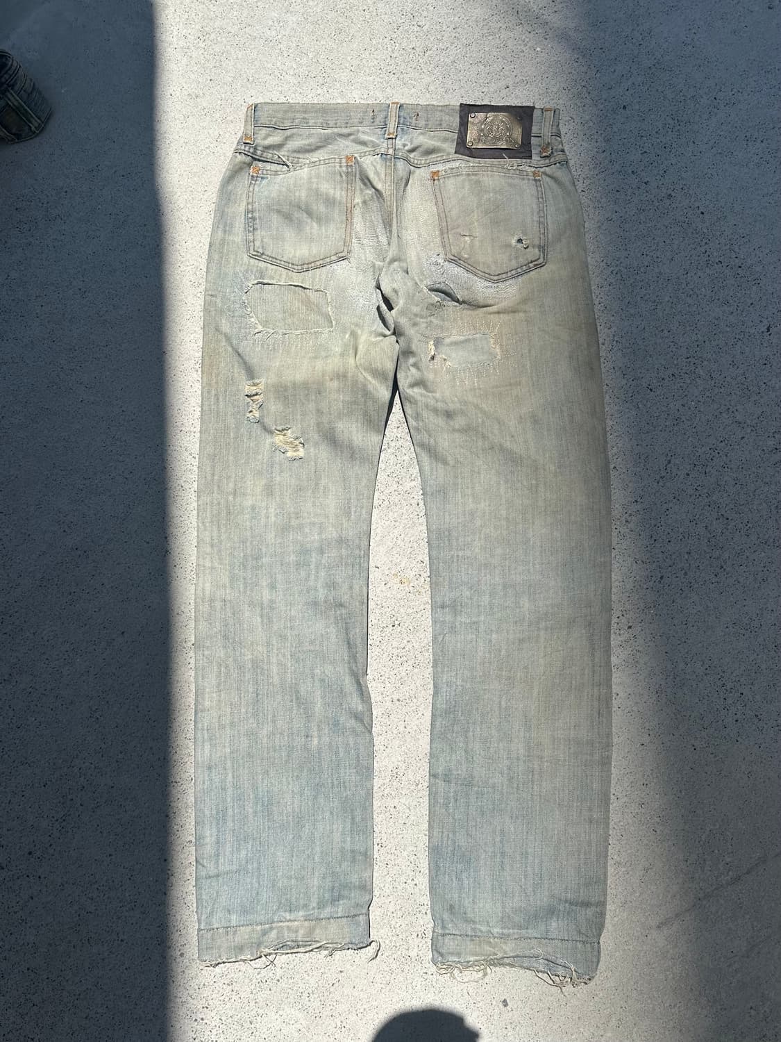 00’s Dolce & Gabbana distressed denim 상품이미지6