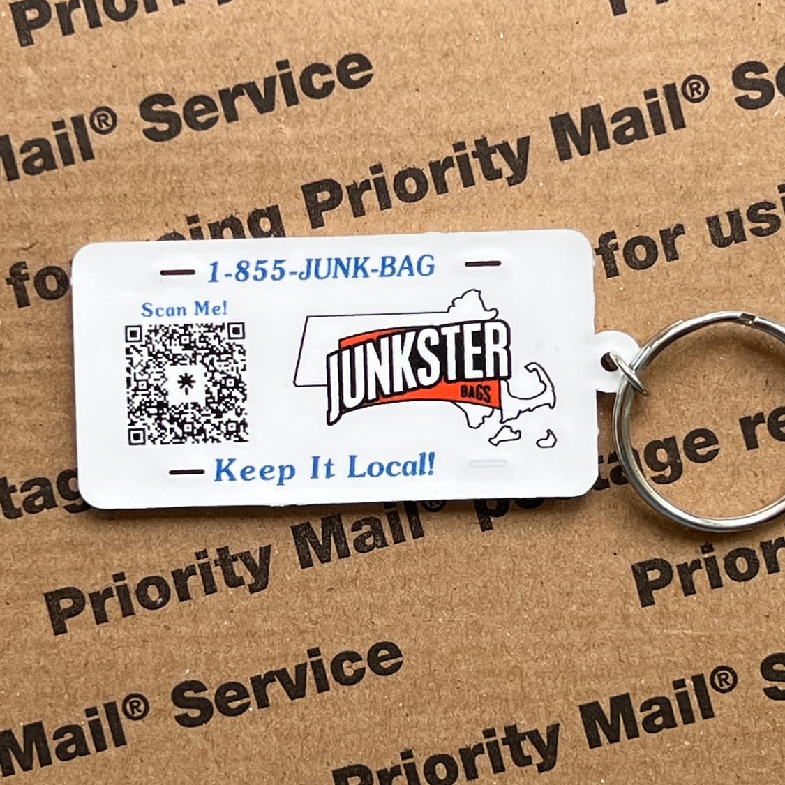 10s vtg Junkster Plate Keyring 상품이미지2