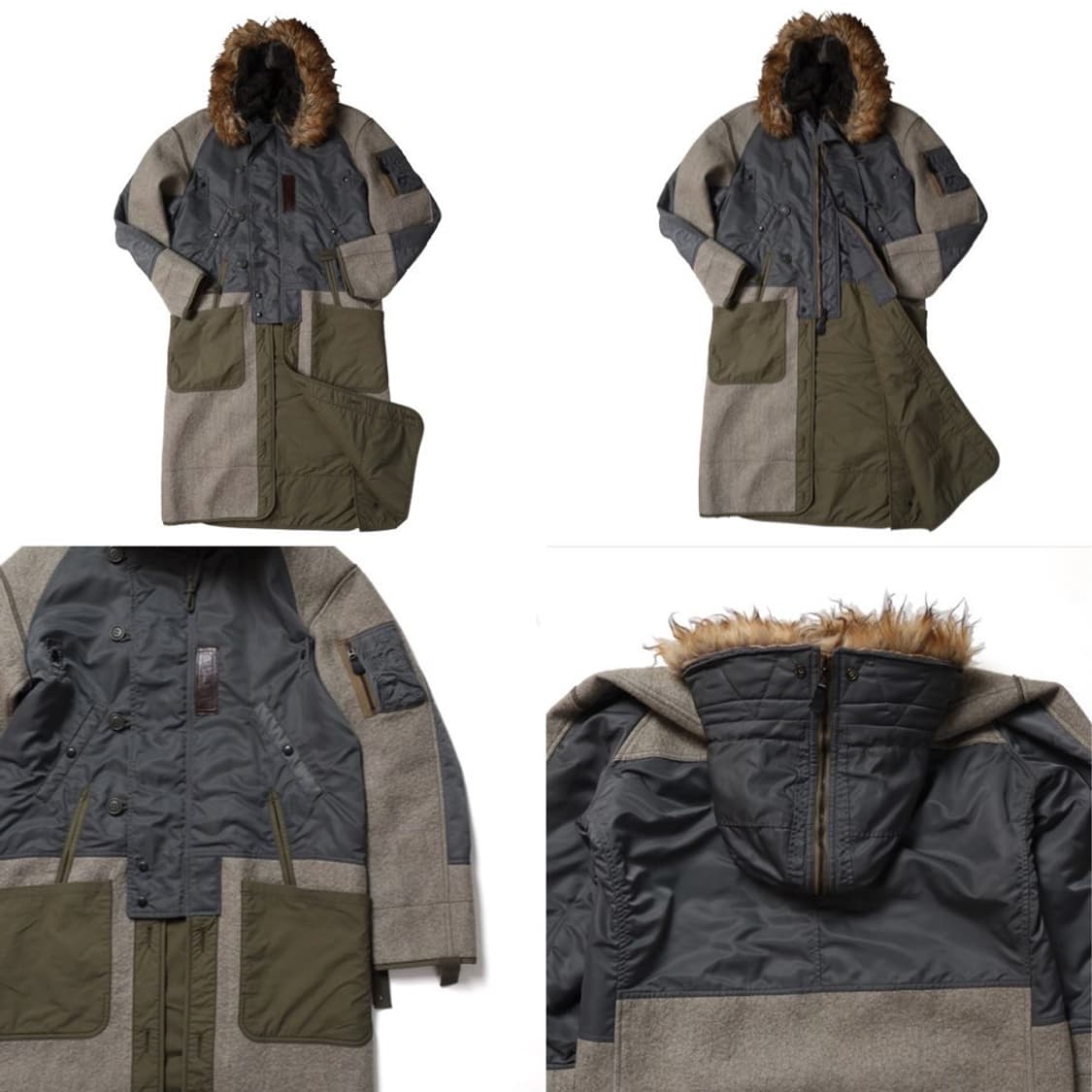준야 와타나베 JUNYA WATANABE N2B Mix Coat   상품이미지7