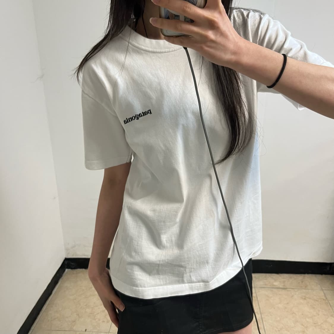 Patagonia White Graphic T-Shirt 상품이미지2