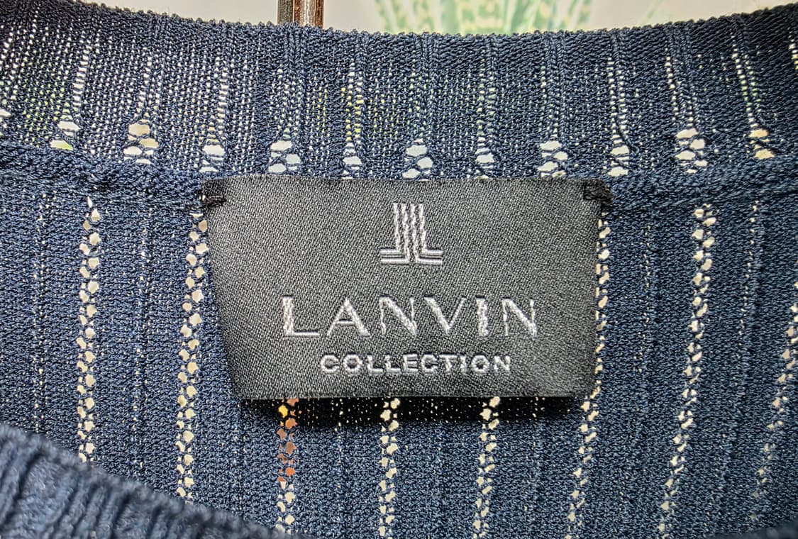 랑방 여성 반팔니트 90 리브 라운드넥 여름니트반팔티 WM78 상품이미지3